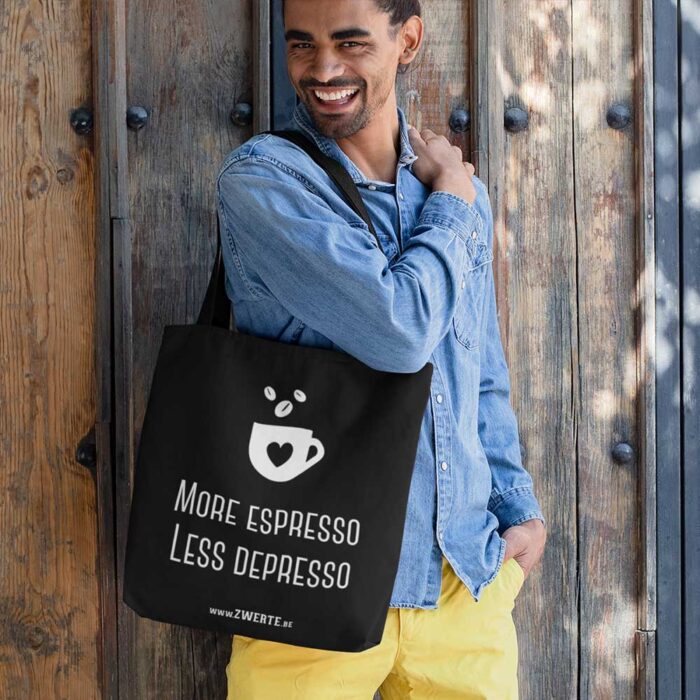 More espresso Less depresso Tote bag