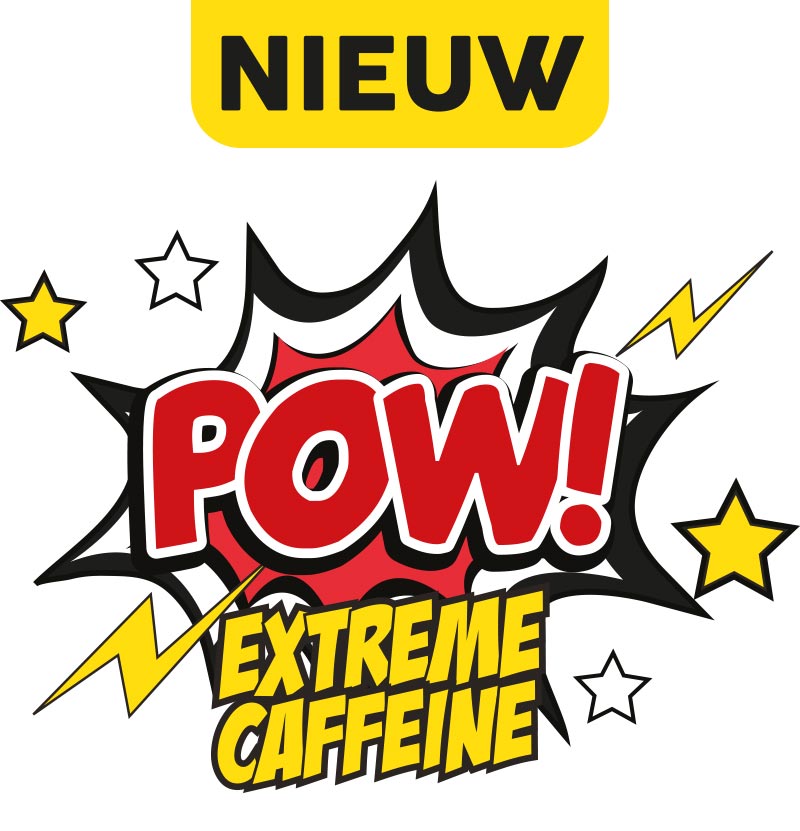 Zwerte POW Extreme caffeine koffie puur robusta 100% energy sportdrank